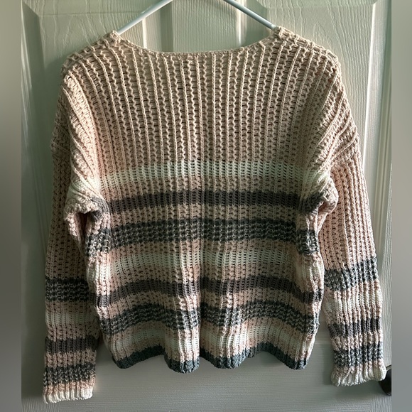 Striped Neutral Sweater - Picture 4 of 6